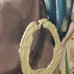 ATMOSPHERA Toile peinte encadrée