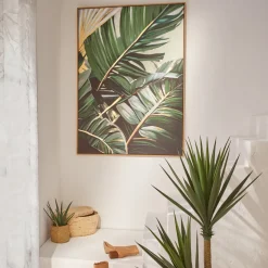 ATMOSPHERA Toile peinte encadrée "Tahina"