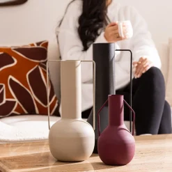 ATMOSPHERA Vase métal "Sylvain" Clearance