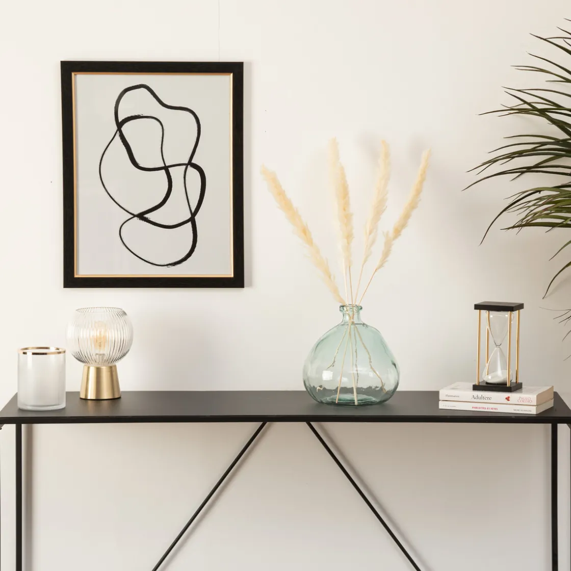 ATMOSPHERA Vase rond verre recyclé Discount