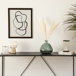 ATMOSPHERA Vase rond verre recyclé Hot