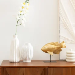 ATMOSPHERA Vase strié "Fernan" Hot