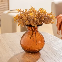 ATMOSPHERA Vase verre martelé "Alric" New