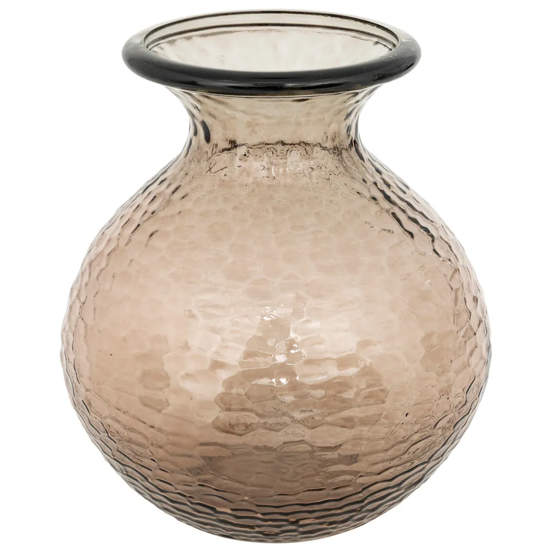 ATMOSPHERA Vase verre martelé "Alric" Hot