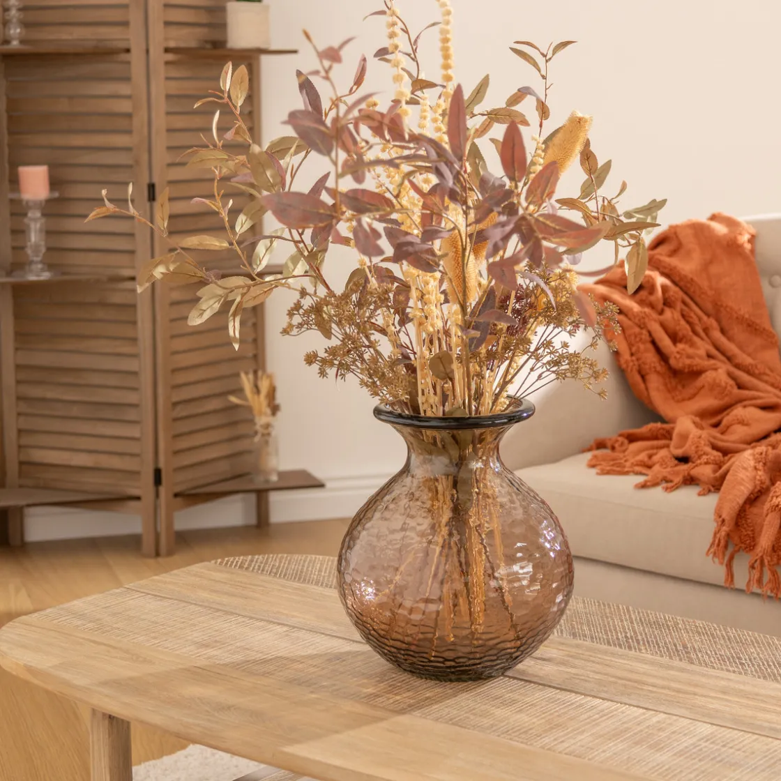 ATMOSPHERA Vase verre martelé "Alric" Hot